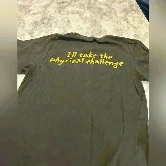 RARE 2005 Nickelodeon Rewind Double Dare Physical Challenge Gray Tshirt Med - Picture 4 of 4